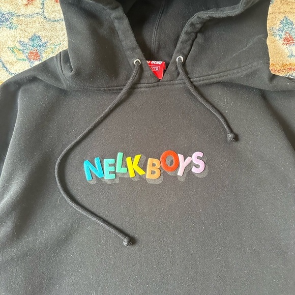 Full Send Nelk Boys Spellout Hoodie Size XXL - Picture 4 of 4